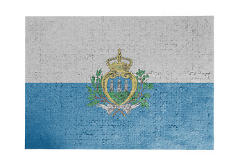 Image showing Large jigsaw puzzle of 1000 pieces- San Marino