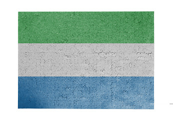 Image showing Large jigsaw puzzle of 1000 pieces- Sierra Leone