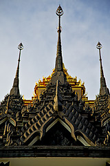 Image showing asia  thailand  in    temple abstract        and  colors religio