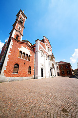 Image showing  exterior old architecture in italy europe milan  