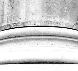 Image showing abstract old column in the  country  of europe italy and marble 