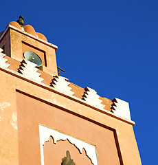 Image showing  muslim the history  symbol  in morocco  africa  minaret religio