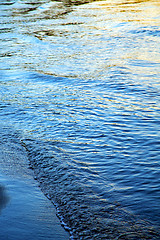 Image showing  phangan bay abstract of a blue  gold 