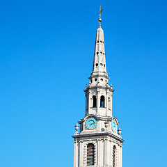 Image showing old architecture in england london europe wall and history