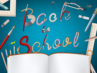 Image showing Back to School background. EPS 10