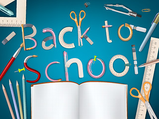 Image showing Back to School background. EPS 10