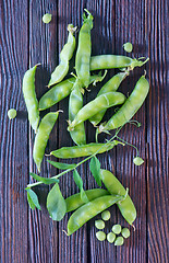 Image showing green peas