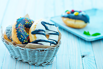 Image showing sweet donuts