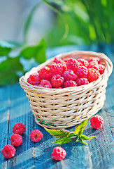 Image showing fresh raspberry