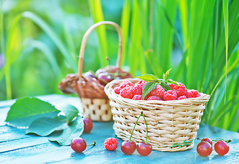 Image showing fresh raspberry