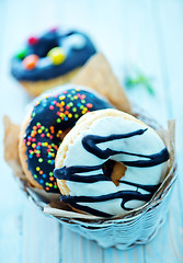 Image showing sweet donuts