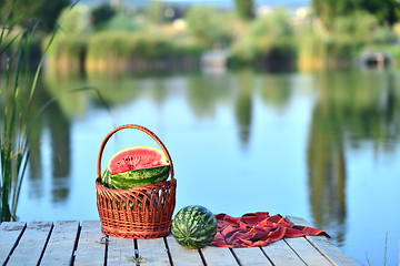 Image showing watermelons