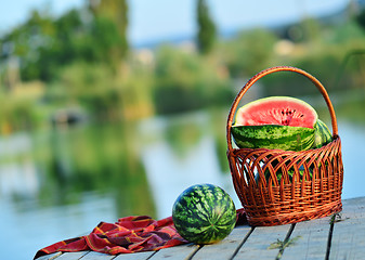 Image showing watermelons