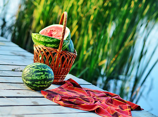 Image showing watermelons