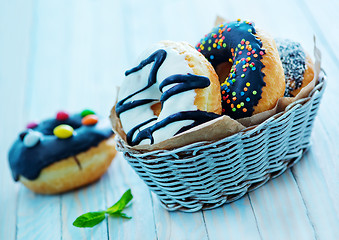 Image showing sweet donuts