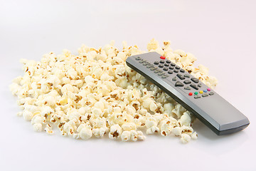 Image showing control and popcorn