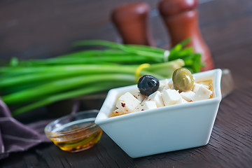 Image showing cheese in bowl