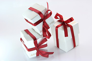 Image showing gift boxes isolated