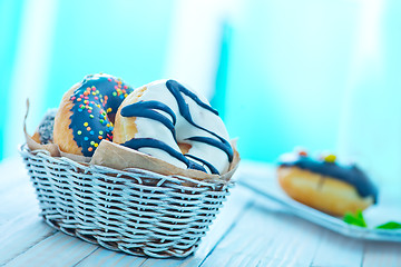 Image showing sweet donuts