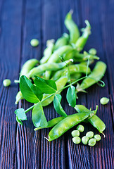 Image showing green peas