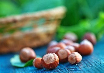 Image showing hazelnuts