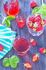 Image showing strawberry drink