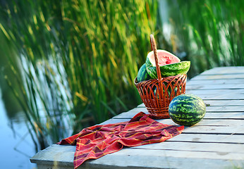 Image showing watermelons