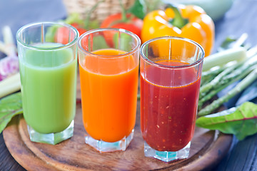Image showing vegetable juice