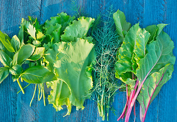 Image showing fresh greens