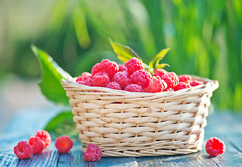 Image showing fresh raspberry