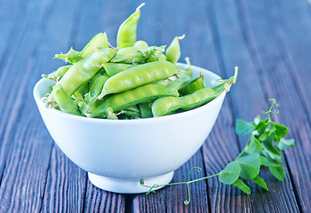 Image showing green peas