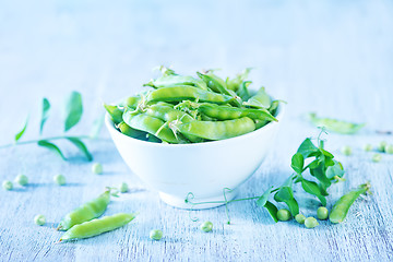 Image showing green peas