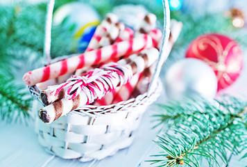 Image showing Christmas candy