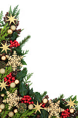 Image showing Abstract Christmas Border 