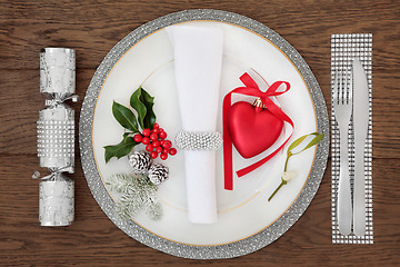 Image showing Christmas Bling Place Setting