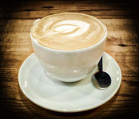 Image showing cup of cappuccino