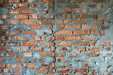 Image showing Photo texture of a brick wal