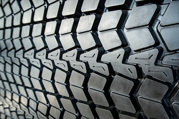 Image showing Textured tire tread