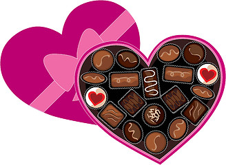 Image showing Box of Chocolates