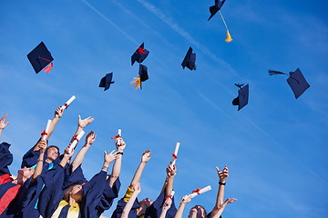 Image showing high school graduates students