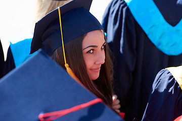 Image showing young graduates students group