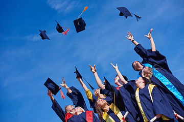 Image showing high school graduates students