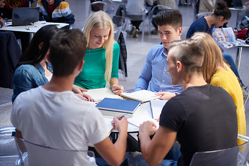 Image showing students group  study