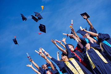 Image showing high school graduates students