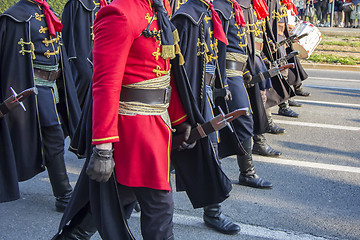 Image showing Festive Military parade