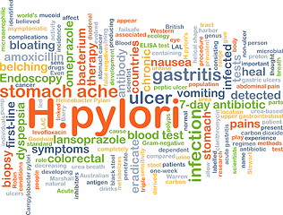 Image showing H.pylori background concept