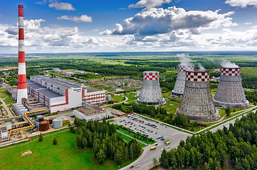 Image showing City Energy and Warm Power Factory. Tyumen. Russia