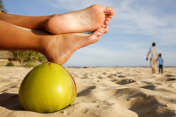 Image showing Beach Legs