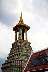 Image showing  thailand asia   in  bangkok rain  temple   palaces     sky     