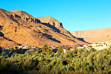 Image showing construction  in    valley      africa  